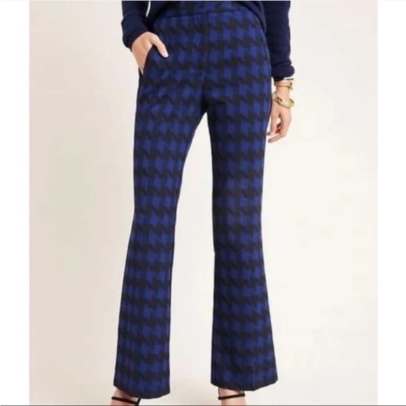 Anthropologie Wiley Houndstooth Pants Sz 0 - Picture 4 of 4
